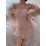 Cute A line Pink Chiffon Summer Short Homecoming Dress Hoco Dress Mini 18th Birthday Outfit Cocktail Dresses HZ1121