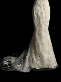 Vintage Wedding Dress Mermaid Spaghetti Straps Lace White Long Boho Wedding Dresses Retro 1970s Bridal Gowns HZ1121