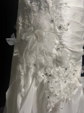 Retro Wedding Dress Mermaid Sweetheart White Satin Long Wedding Dresses Retro 1970s Bridal Gowns HZ1121