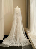 Simple Bridal Gown A line Sweetheart White Lace Floor Length Wedding Dresses Minimalist Bridal Gowns HZ1121