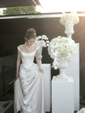 Simple Wedding Dress Sheath Off The Shoulder Summer Long White Wedding Dresses Bride Dress Bridal Gowns HZ1121
