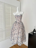 Sexy Ball Gown Sweetheart Floral Summer Dress Homecoming Dresses Party Outfits For Women HZ1121